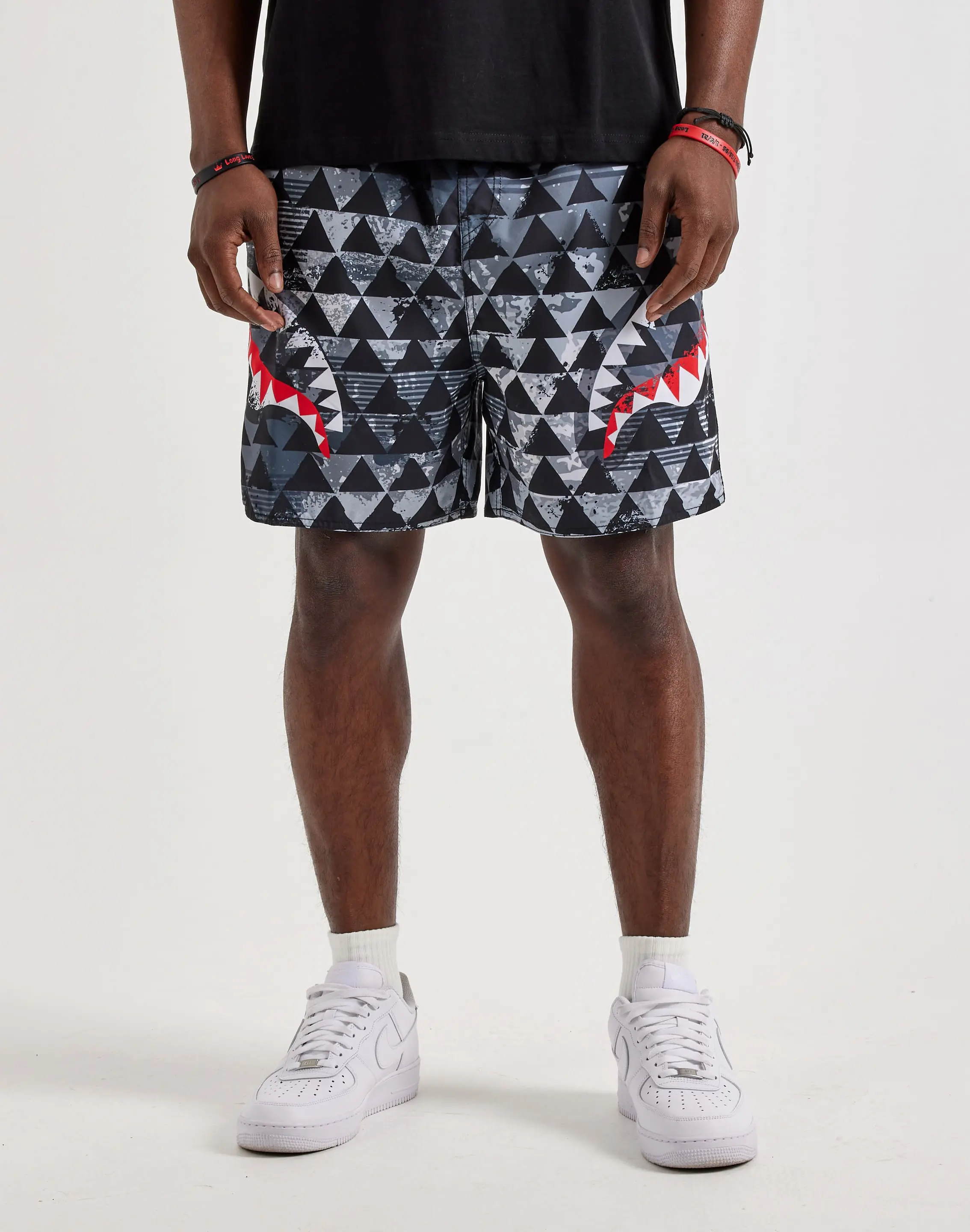 Mens Sprayground Ocean Warrior Swim Shorts
