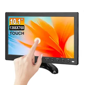 10.1" Touch Gaming Monitor 1366x768 HDMI VGA BNC