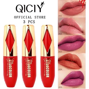 QICIY Peel-Off Lip Stain Lipstick Long Lasting Waterproof Transfer Proof Nude Lip Tint Matte Finish Lightweight Hydrating Jojoba Gloss Daily and Evening Gentle Lip Makeup