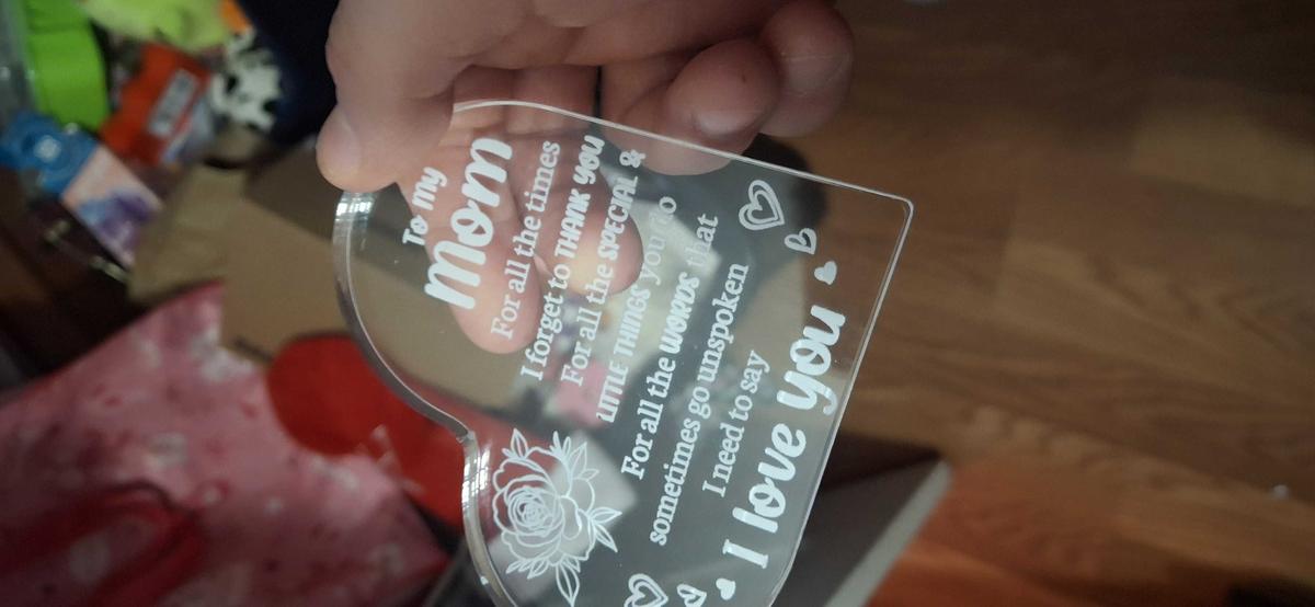 Item: To my mom, Small【10*10*1cm】