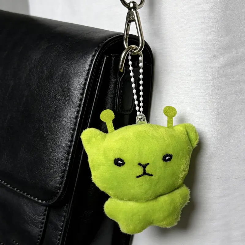 1/5pcs Alien Cat Invasion Earth Handmade Doll Pendant, Super Soft Cute Accessory Gift, Unique DIY Craft Decoration, Cute Keychains