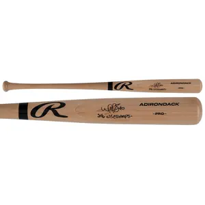 Willson Contreras St.Louis Cardinals Autographed Rawlings Blonde Pro Model Bat with "16 WS Champs" Inscription - Fanatics Authentic Certified