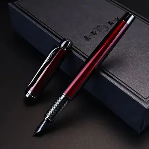 Extreme Night Red Titanium Fountain Pen, .5mm Nib