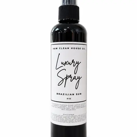 8 Fl Oz Plastic Vegan Mist Linen Spray - Blue Volcanic Tropical Lemon Citrusy 62 Scent Home Fragrance Air Freshener, Strong Aroma in 4-6 Sprays, Long-Lasting, for Bedding Refresh, Room Scents Layering