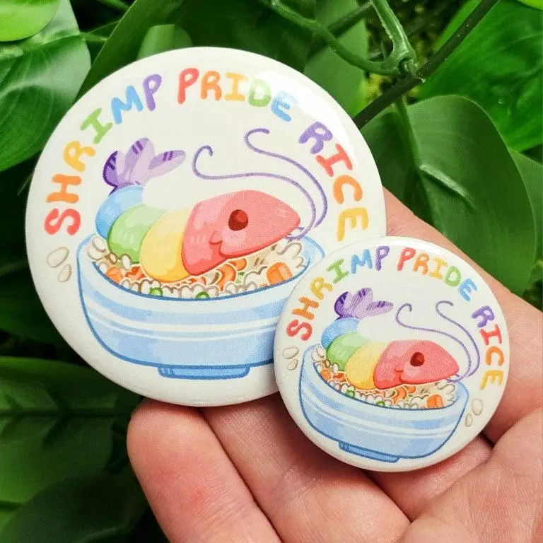 Shrimp Pride Rice Buttons Shrimp Pride Rice Buttons