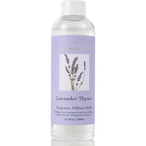 Reed Diffuser Refill- Lavender Thyme 6.7 oz. Reed Diffuser Oil Refill   for Bedroom, Bathroom  Decor