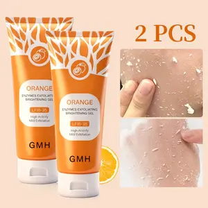 2pcs Scented Exfoliating Gel, Exfoliating Formula, Face & Body Use, Gentle Aha Peeling Jelly, Deep Cleansing, Softening Skin, 2-Pack