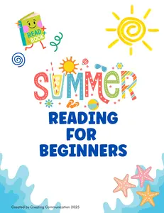 SUMMER Theme Dry Erase Decodable Reader for 2nd-3rd  grade reading Vocabulary Reusable Dry Erase Fun Engaging Kindergarten 1st grade readers struggling readers Back to School