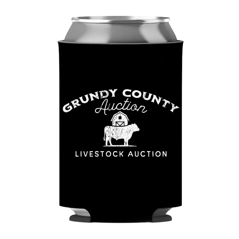 Grundy County Auction Can Sleeve