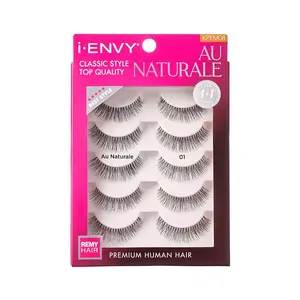 Kiss i ENVY Value Pack Human Hair Eyelashes-Au Naturale 08, KPEM08