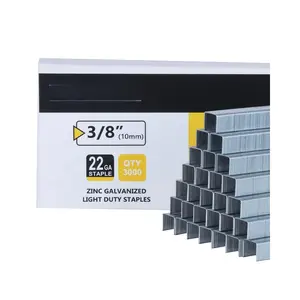 Light Duty Staples for Staple , 3000 Counts 3/8-Inch JT21 Staples Standard Refill for Stapler, Suit for Upholstery, Crafts, General Repairs
