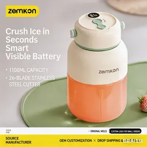 2.0 Portable Home Juicer, Mini Wireless Multi-functional Sports Juicer Cup with Type-C, a must-have for travel and outdoor activities.