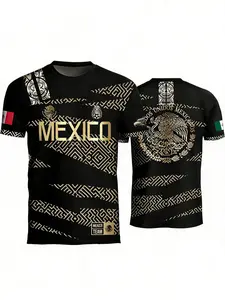 2026 Mexico World Cup Home Jersey, Men's Printed T-Shirts, Soccer shirt, 6 Mexican-themed jerseys, Breathable Sweat-Absorbent, Sporty Fit, All Seasons, Fast Shipping, Football Cup Support Shirt