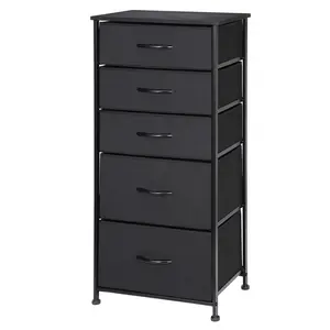 Segawe Storage Tower Organizer Unit with 5 Drawers for Home Entryway Gray Segawe Storage Tower Organizer Unit with 5 Drawers for Home Entryway Gray