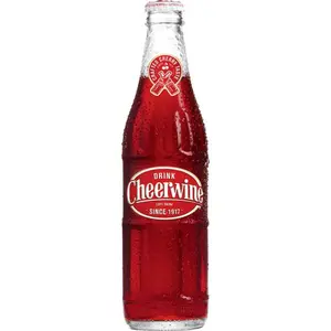 Cheerwine Cherry Soda, 12oz Glass Bottles