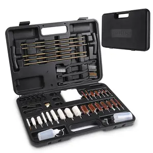 #JumpstartSale Swiss+Tech Universal Gun Cleaning Kit, Metal Brushes Gun Cleaning Tool Set for Pistols Hunting Handgun Shot Guns Rifle with Travel Size Portable Case