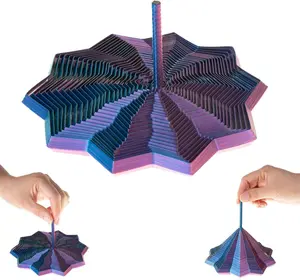 Sensory Fidget Star with Handle - Very Satisfying Sight and Sound with Hypnotizing Visual Fidget Toy& ASMR Sound Stress Relief Toy