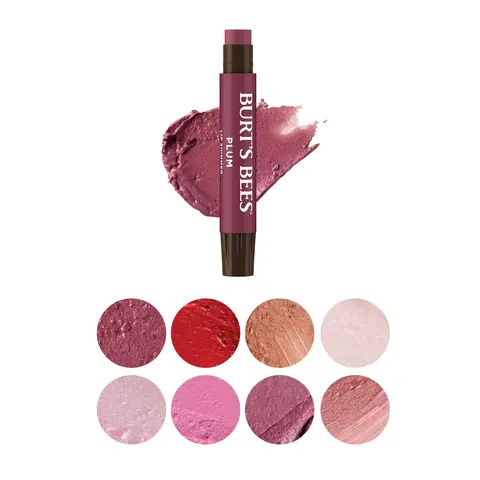 Burt's Bees 100% Natural Lip Shimmer with Peppermint Oil & Shea Butter | Moisturizing Lip Color with Vitamin E | Nourishing Lipstick