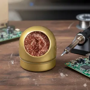 Precision Solder Tip Cleaning Balls & Filter Mesh Combo Kit, Durable Anti-clog Desoldering Tool set for Soldering Iron, Portable Station Maintenance Accessories, Essential Electronics Repair and Diy metal welding kit