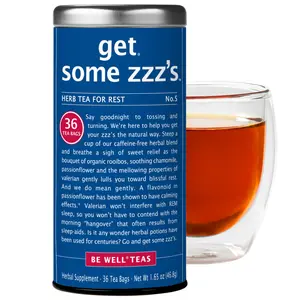 The Republic of Tea - Get Some Zzz’s - No. 5 Herbal Tea for Rest, No Caffeine, 36 Tea Bags