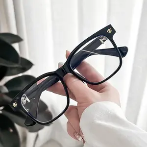 2026 Upgraded Bluelight Blocker Glasses for Men & Women Black Metal Computer Gaming Glasses with Blue Ray Filter Unisex Design for Party & Reading