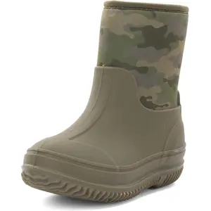 Kids Freestyle Neoprene Outdoor Boot, Lightweight, Kid Friendly for Boys and Girls Waterproof Boot for Rain, Mud, Cold Weather, Snow