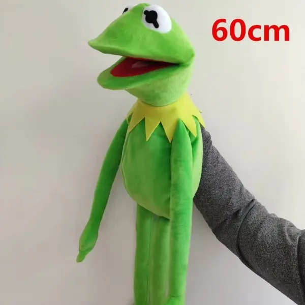 60cm Hollywood Star Kermit Cuddly Stuffed Animal - Soft Plush Hand Puppet, Halloween Gift Idea, Imaginary Play Toy for Children, Adorable Design Animal Fabric Stuffed Toy