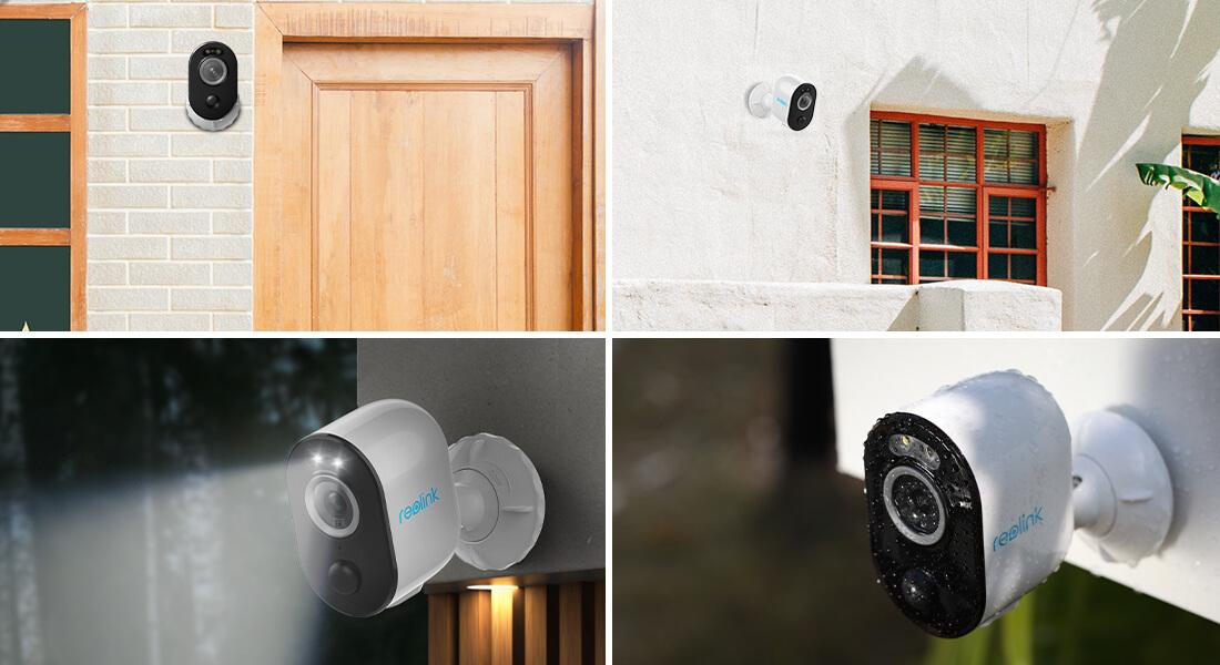 Reolink 2K 4MP Wifi Security Camera with Solar Panel, Motion Spotlight, Argus 3 Pro