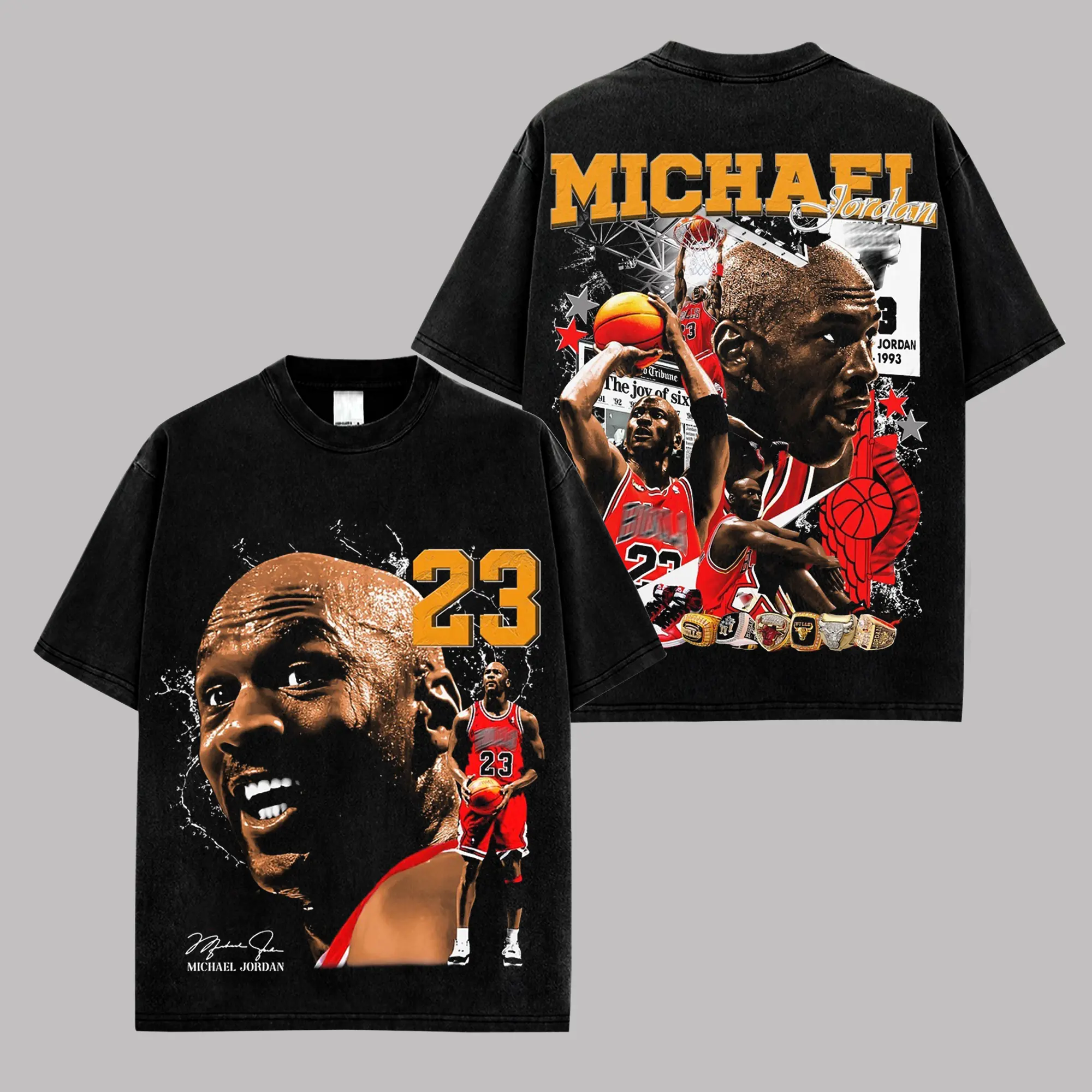 ヴィンテージ/レア】Michael Jordan レストラン Tシャツ 23