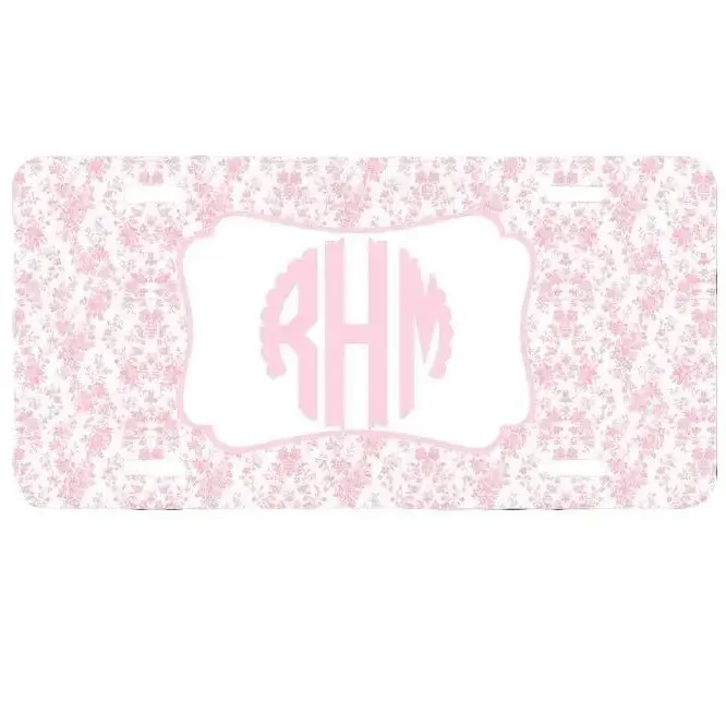 Front License Plate, Monogrammed License Plate, Personalized Car Accessories, Gifts for Her
