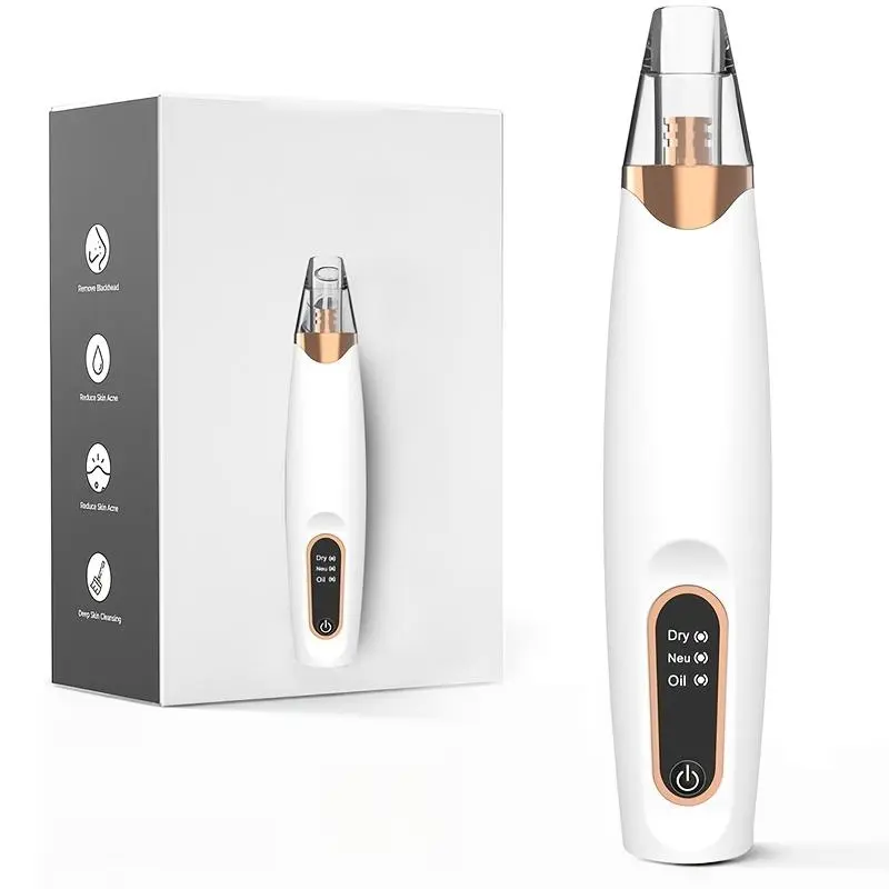 Blackhead Remover Pore Vacuum Upgraded Facial Pore Cleaner Electric Comedone Whitehead Extractor Tool,USB Rechargeable Blackhead Vacuum Kit for Women & Men