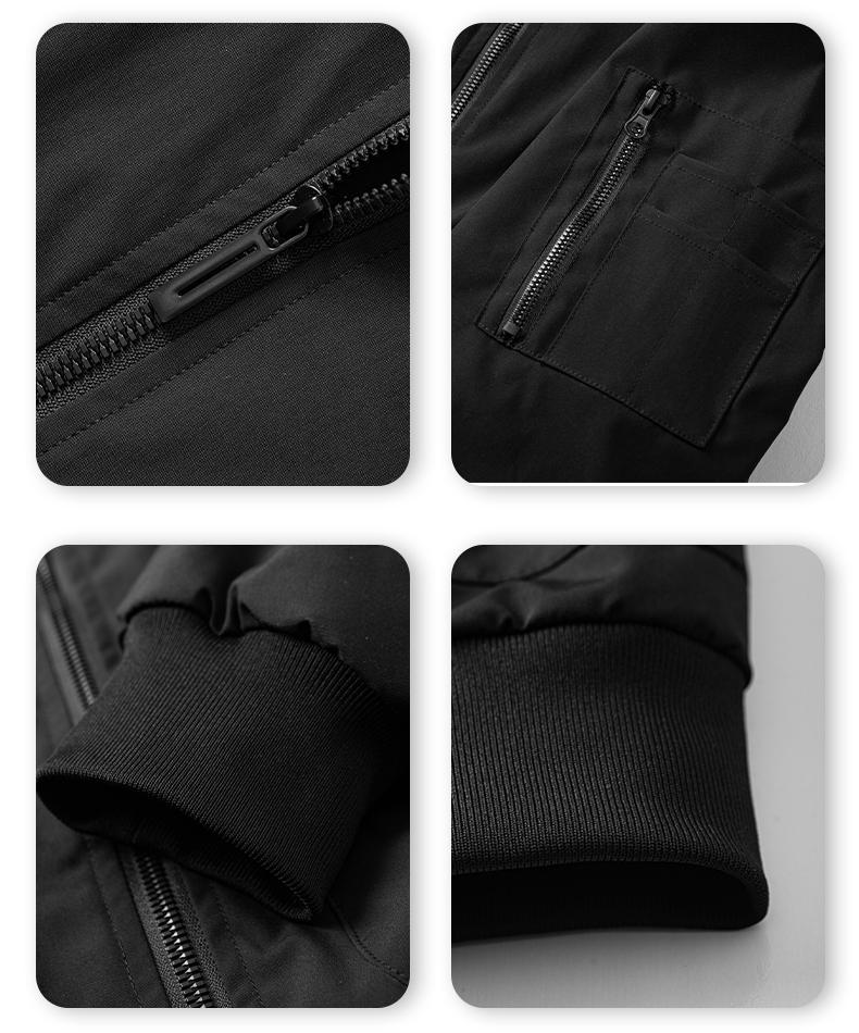 Men's new autumn overalls, youth trend simple baseball collar multi-pocket jacket, men's jacket, casual fashion jacket, spring trend versatile baseball jacket top, windproof bomber jacket men's cardigan, suitable for daily and outdoor sports wear