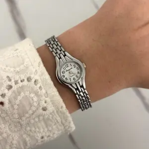 Vintage style Silver/White Watch Bracelet