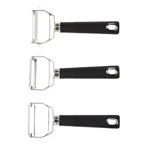 KitchenHQ 3-piece Set of Stainless Steel Speed Peelers