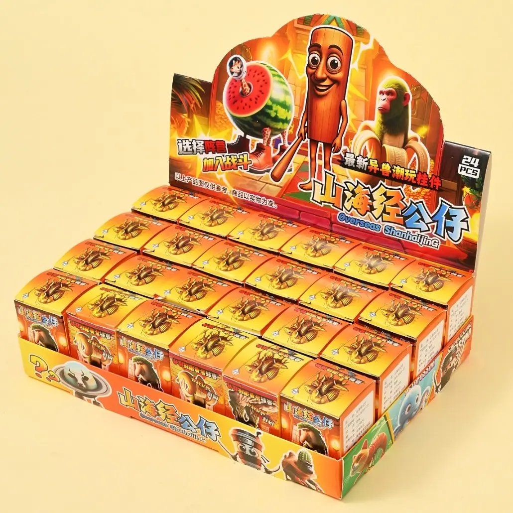 24pcs New Hot Italian Brainrot Blind Box Keychain Set Pendant Toy