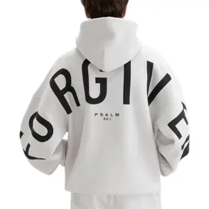 Heavyweight Faith Sweatshirt Men Hoodie Pullover Fashion Hoodies Coats Print  Graphic Long Sleeve