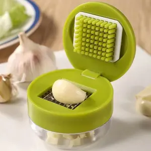 Mini Garlic Press and Chopper, Multifunctional Kitchen Tool, Compact Garlic Crusher, Efficient Vegetable Cutter, Essential Cooking Accessory, Kitchen Gadget, Kitchenware, Kitchen Utensils Gadgets
