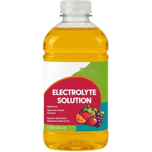 Revasol Electrolyte Drink Solution, Electrolyte Drinks for Adults, Hydration Drinks with Sodium, Zinc & Potassium, Quickly Replenishes Fluid, Mixed Fruit Flavor, 1 Pack, 1 Liter