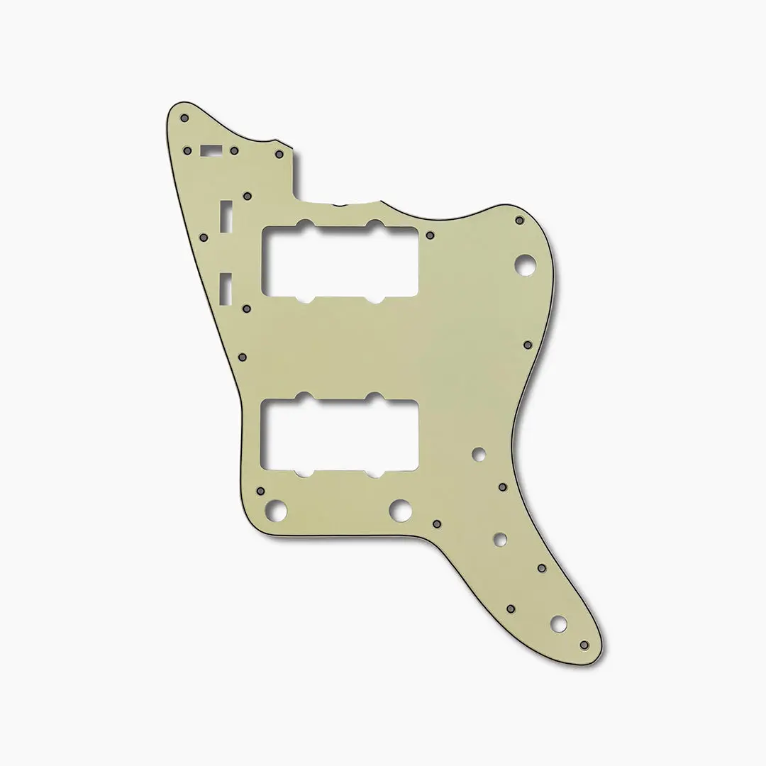 PG-0582 13-Screw Hole Pickguard Kit, 3-Ply Plastic Accessory, 0.090" Thick, Fits USA Spec Fender Jazzmaster® Musical Instrument Part