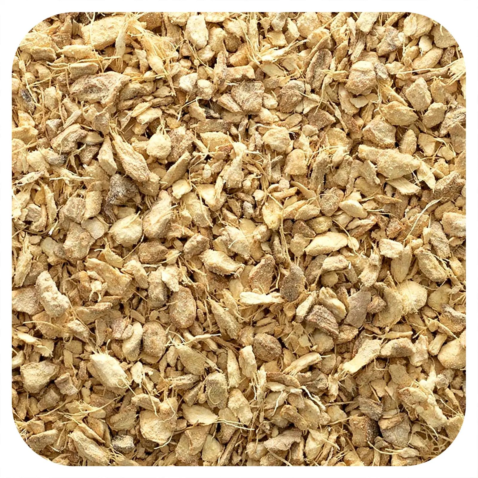Frontier Co-op Ginger Root, Non-Sulfited, Cut & Sifted, 16 oz (453 g)
