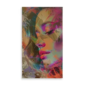 MWW C1TCLRGEGQQKTN 58 x 102 in. Grunge Look Coral Indoor & Outdoor Tablecloth for Home Decor