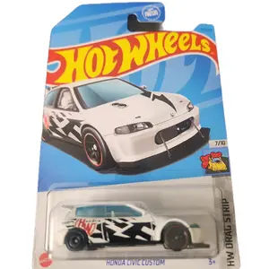 Hot Wheels Honda Civic Custom 172/250 HW Drag Strip 7/10 Series Diecast Model Car