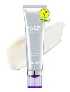 DERMAFIRM Soothing Repair Toning Cream - Korean Skin Care Moisturizer with Niacinamide Bakuchiol Glutathione & 8x Hyaluronic Acid - Vegan Radiant & Gentle Formula for Sensitive Skin - 1.69 fl oz Facial Lightweight