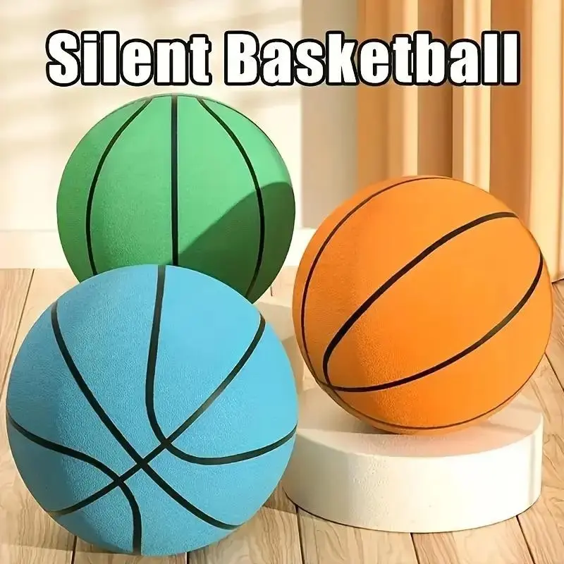Quiet Foam Basketball 🎈🏀 - Non-Toxic EVA Material for Kids, Perfect for Indoor/Outdoor Play, Beach Fun & Team Games, Ball Sports Equipment, Black Friday Deal: Ideal Christmas/Thanksgiving/Halloween Gift