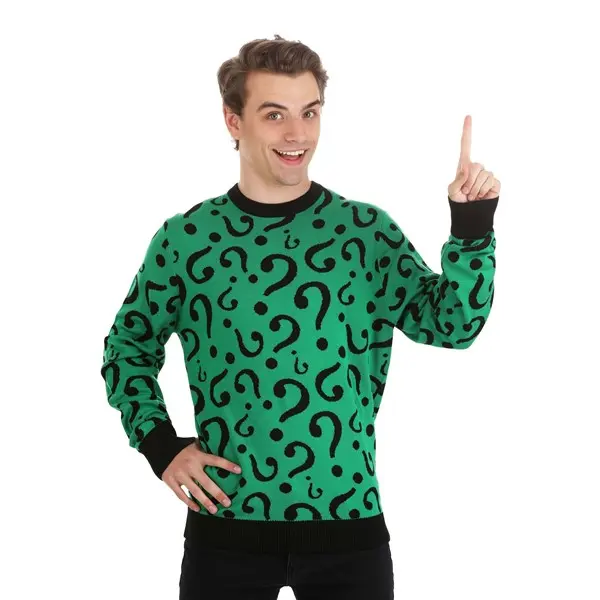 The Riddler Christmas Sweater for Adults