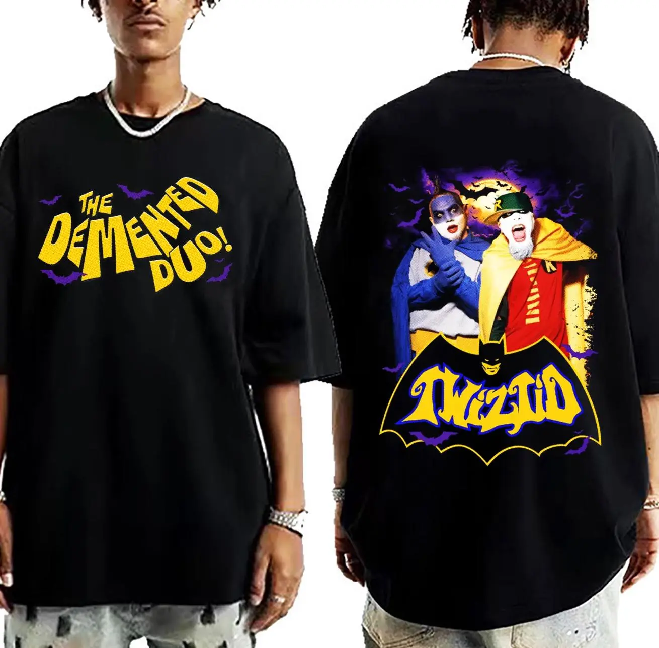 Twiztid Vintage Bootleg Graphic Tee Certified Psychos Collection HY6357
