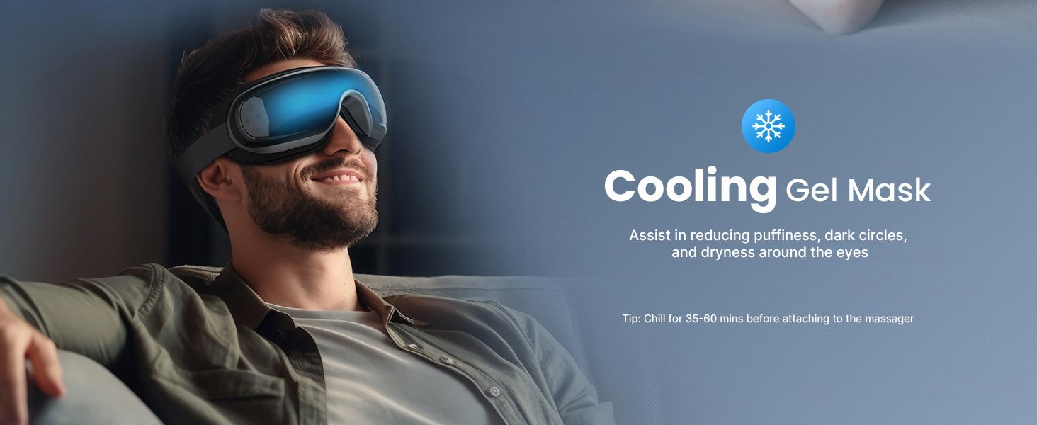 RENPHO Back and Eye Relaxation Gifts Bundle, Back Heating Pad and Eyeris 3 Eye Massager with Heat and Cooling Pack, Valentines Day Choice for Women Mom Wife