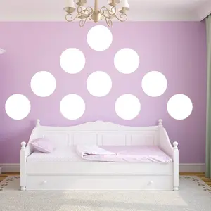 Polka Dots Wall Decals Big 12 Inch Peel & Stick Dots Wall Art Colors Kids- MM VWAQ -118