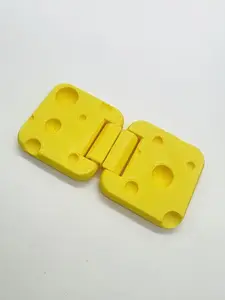 1pc 3D Printed Mini Yellow Cheese Fidget - Simple Dimple Fidget, A Stress-relieving Toy That Can Rotate and Flip Freely. A Novel Office Stress-relieving Toy, And A Geat Small Gift for Colleagues, Friends, and Family.