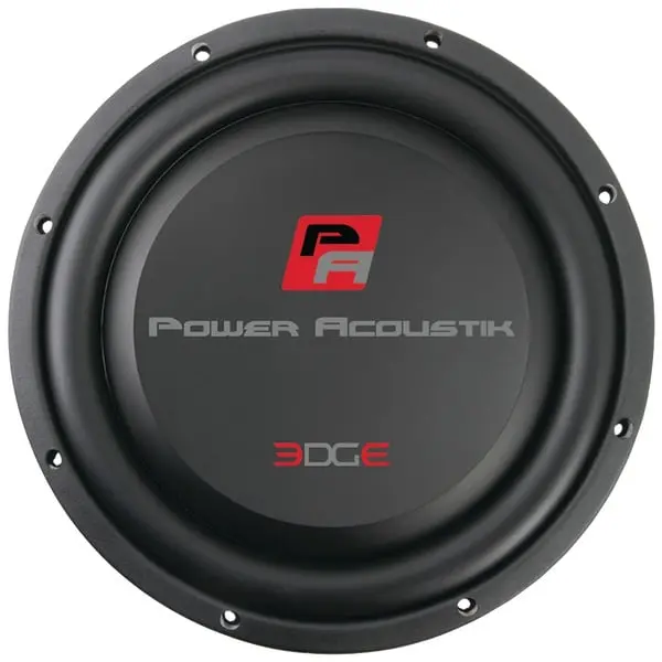 Power Acoustik EW-104S 10 in. Edge Shallow Series, 4-Ohm Automotive Car Audio Subwoofer